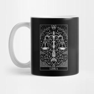 Zodiac sign tarot card Libra Mug